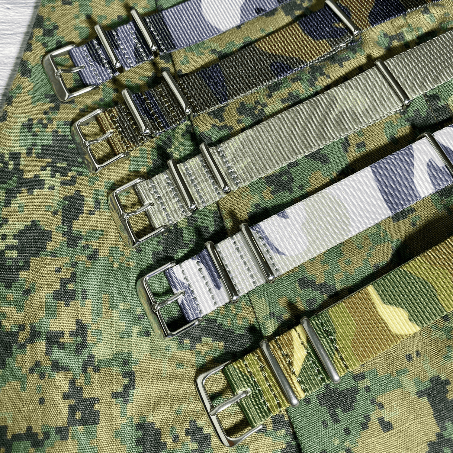 Tactical Camouflage NATO Straps Collection