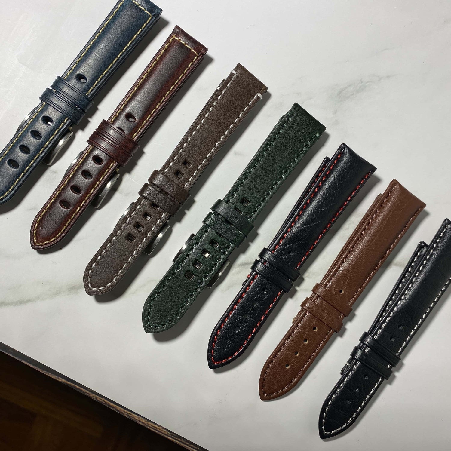 Leather Dress Watch Strap Collection