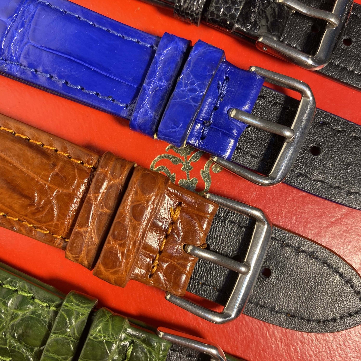 Handmade Exotic Leather Watch Band Collection