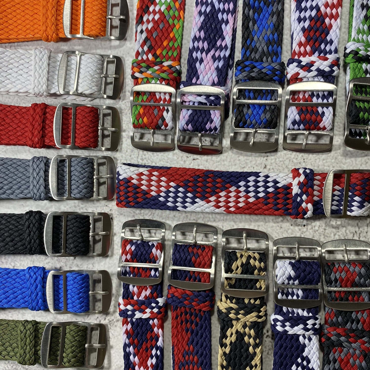 Woven Perlon Watch Strap Collection