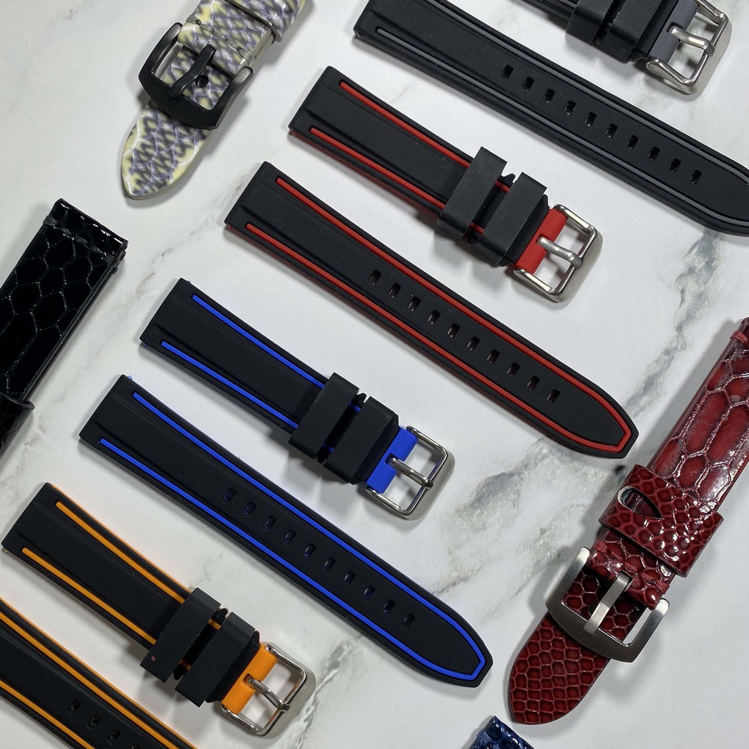 Silicone Watch Strap Collection