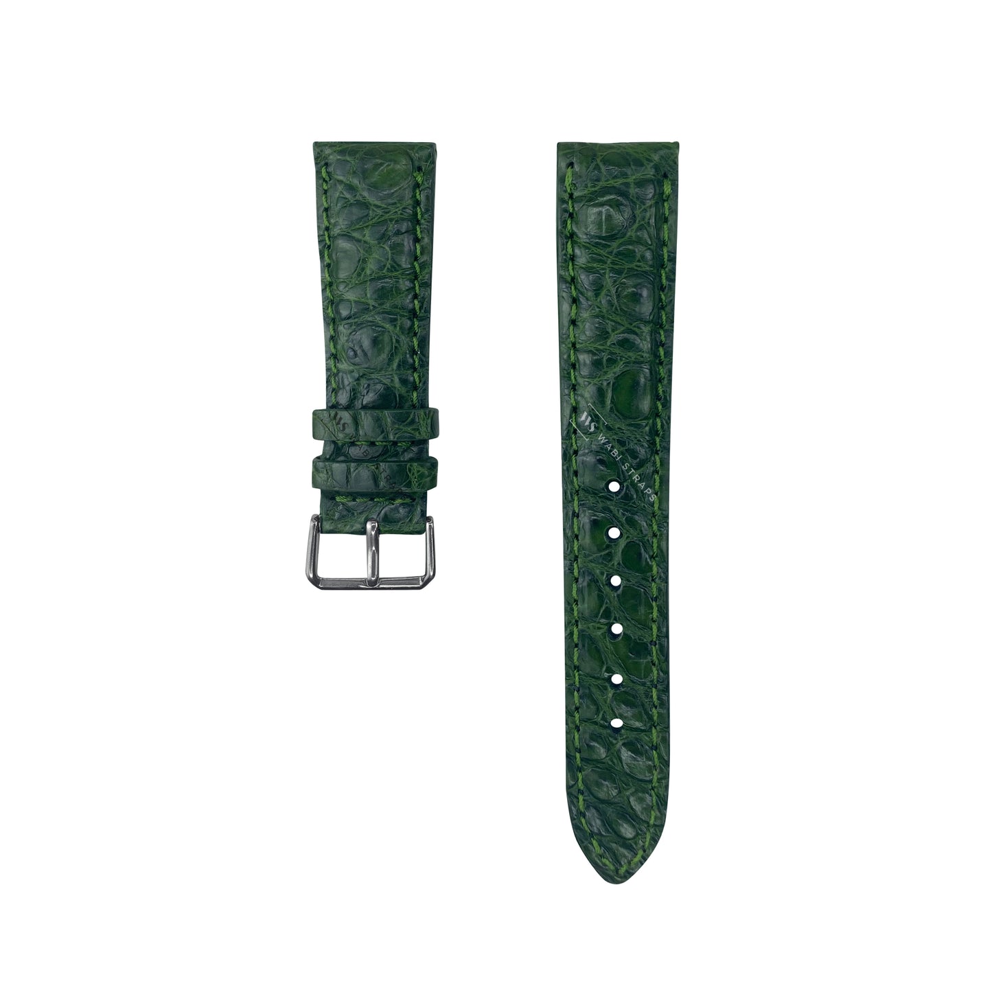 Green Alligator Exotic Leather Strap