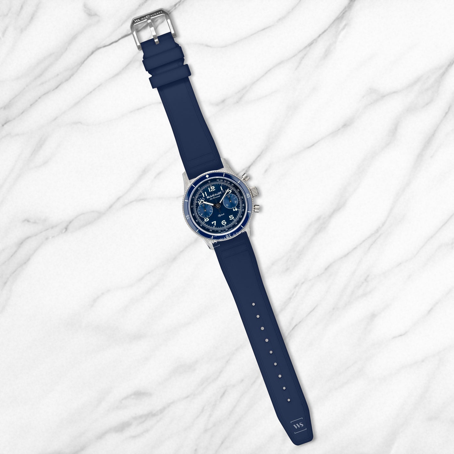 Navy Aviator Tapered Rubber Strap