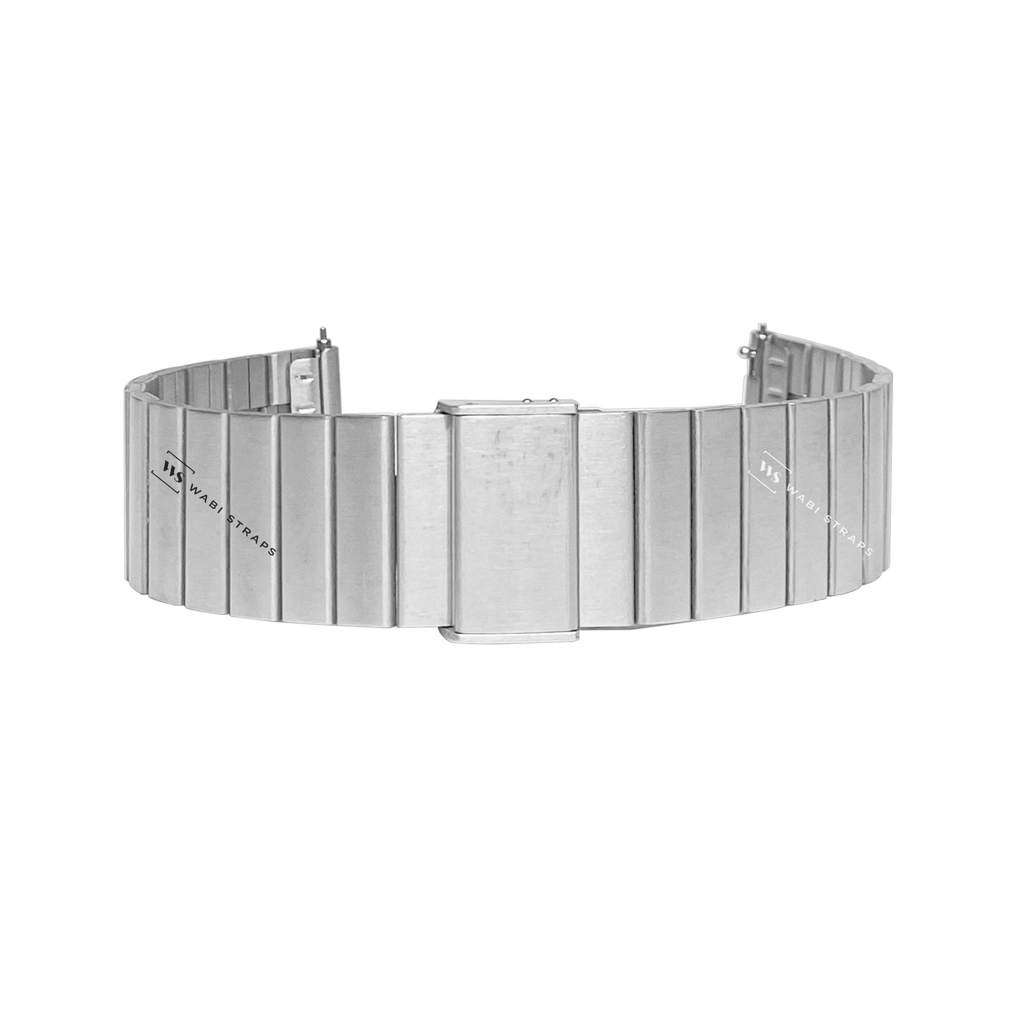 Silver Bandoleer Single Link Metal Bracelet