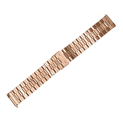 Rose Gold Bandoleer Single Link Metal Bracelet