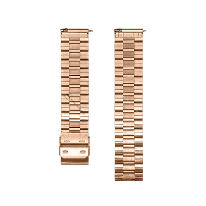 Rose Gold Bandoleer Single Link Metal Bracelet