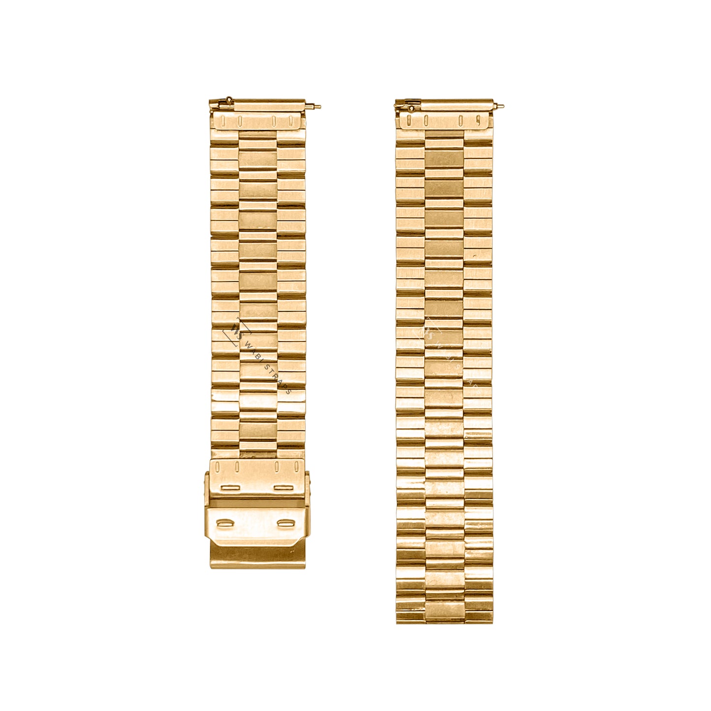 Gold Bandoleer Single Link Metal Bracelet