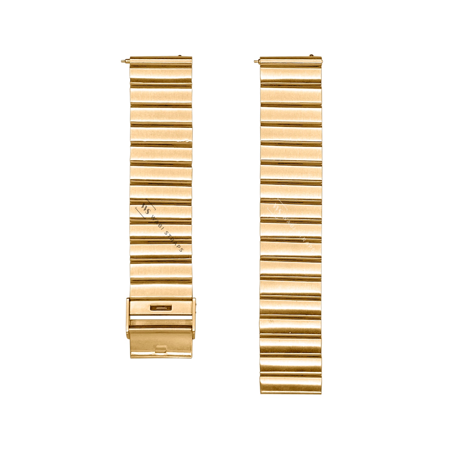 Gold Bandoleer Single Link Metal Bracelet