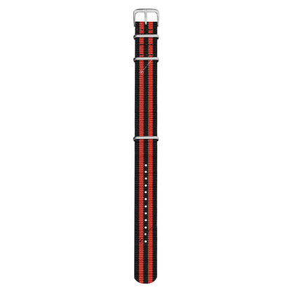 Black & Red Ballistic British Military Watch Strap