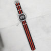 Black & Red Ballistic British Military Watch Strap