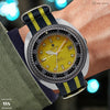 Grey & Yellow Ballistic British Military Watch Strap