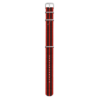 Red & Black Ballistic British Military Watch Strap