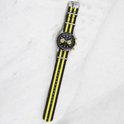 Black & Yellow Ballistic British Military Watch Strap