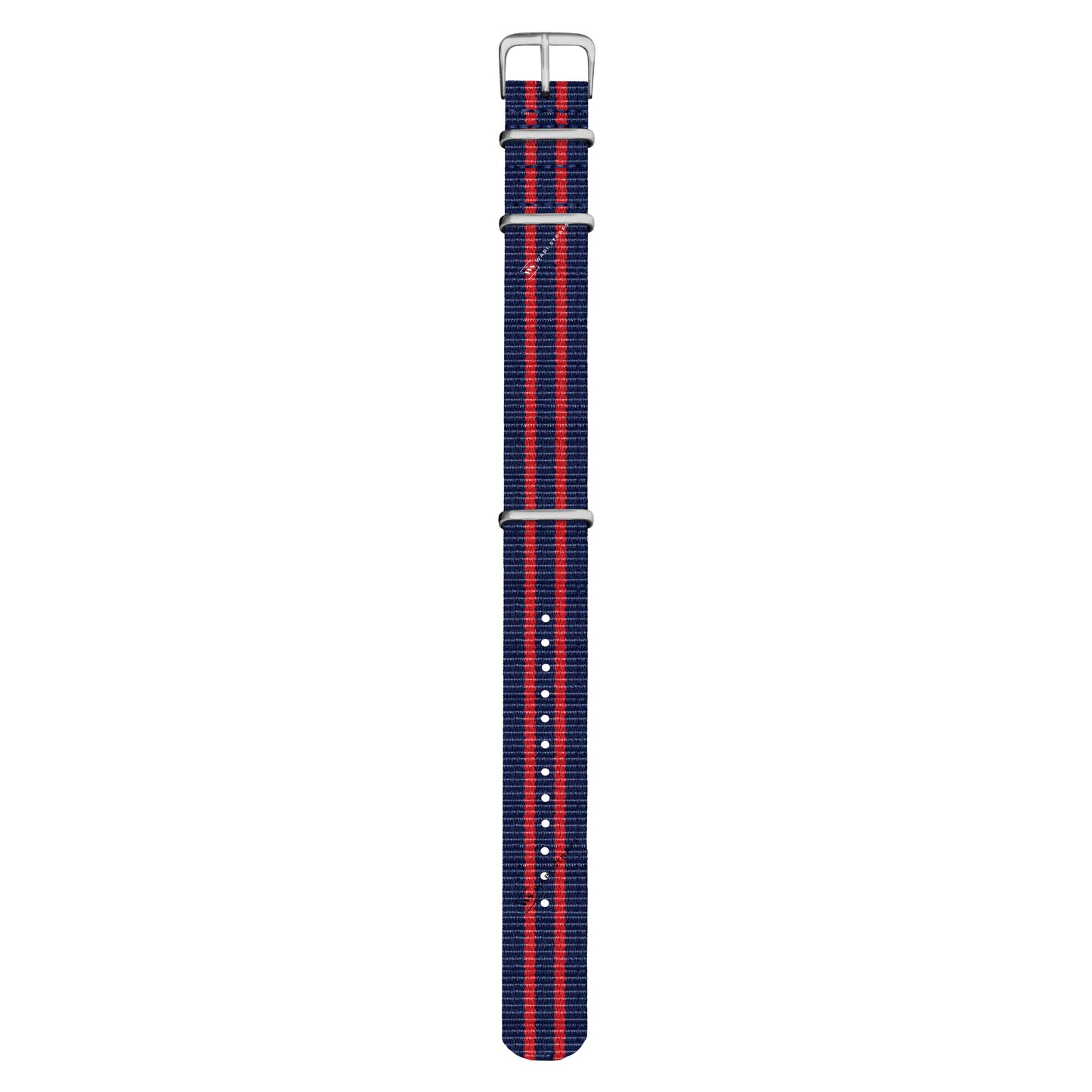 Navy Blue & Red Ballistic British Military Watch Strap