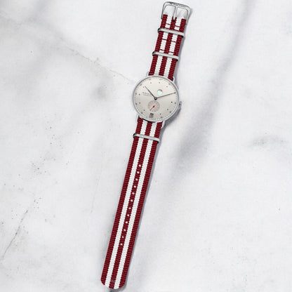 Red & White Ballistic British Military Watch Strap