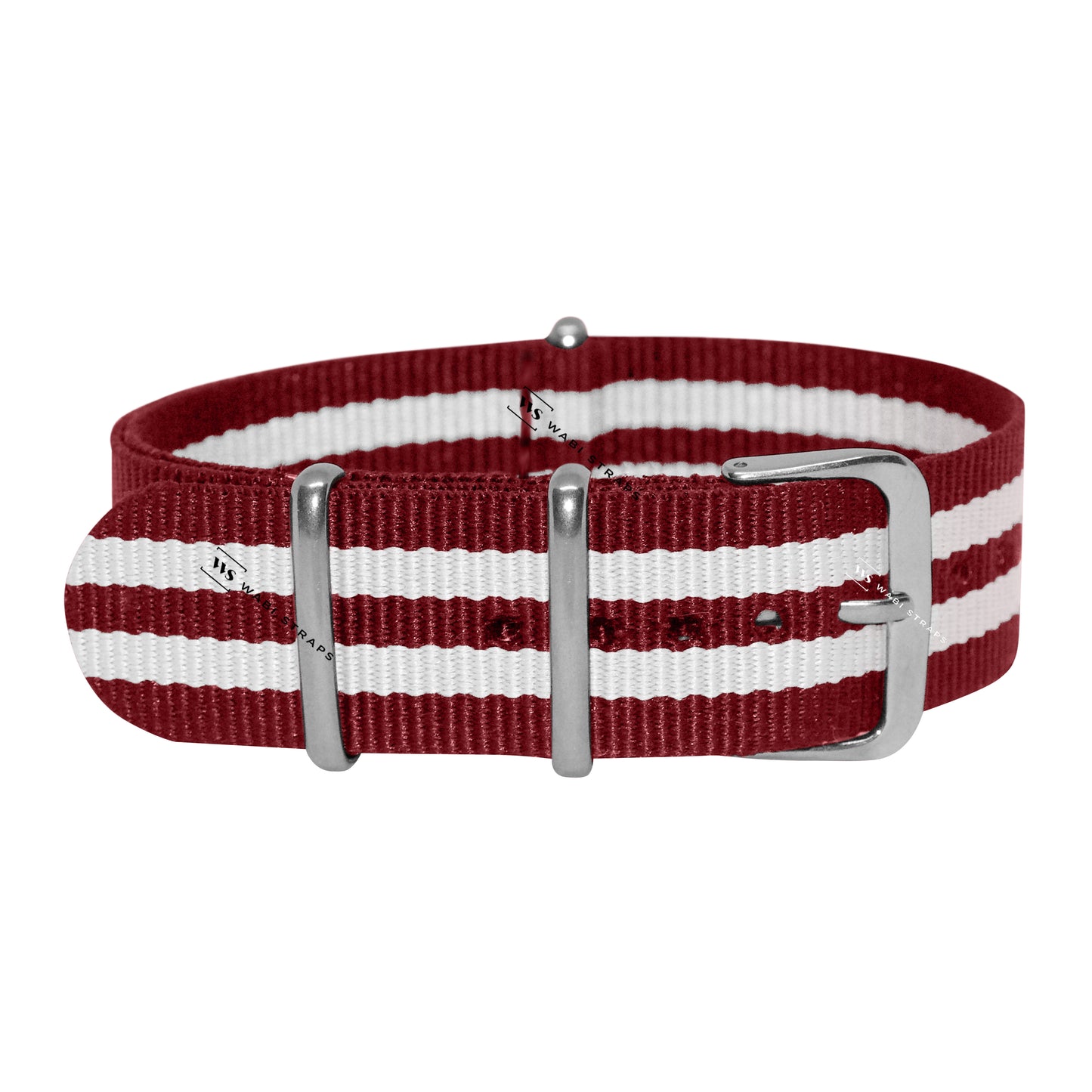 Red & White Ballistic British Military Watch Strap