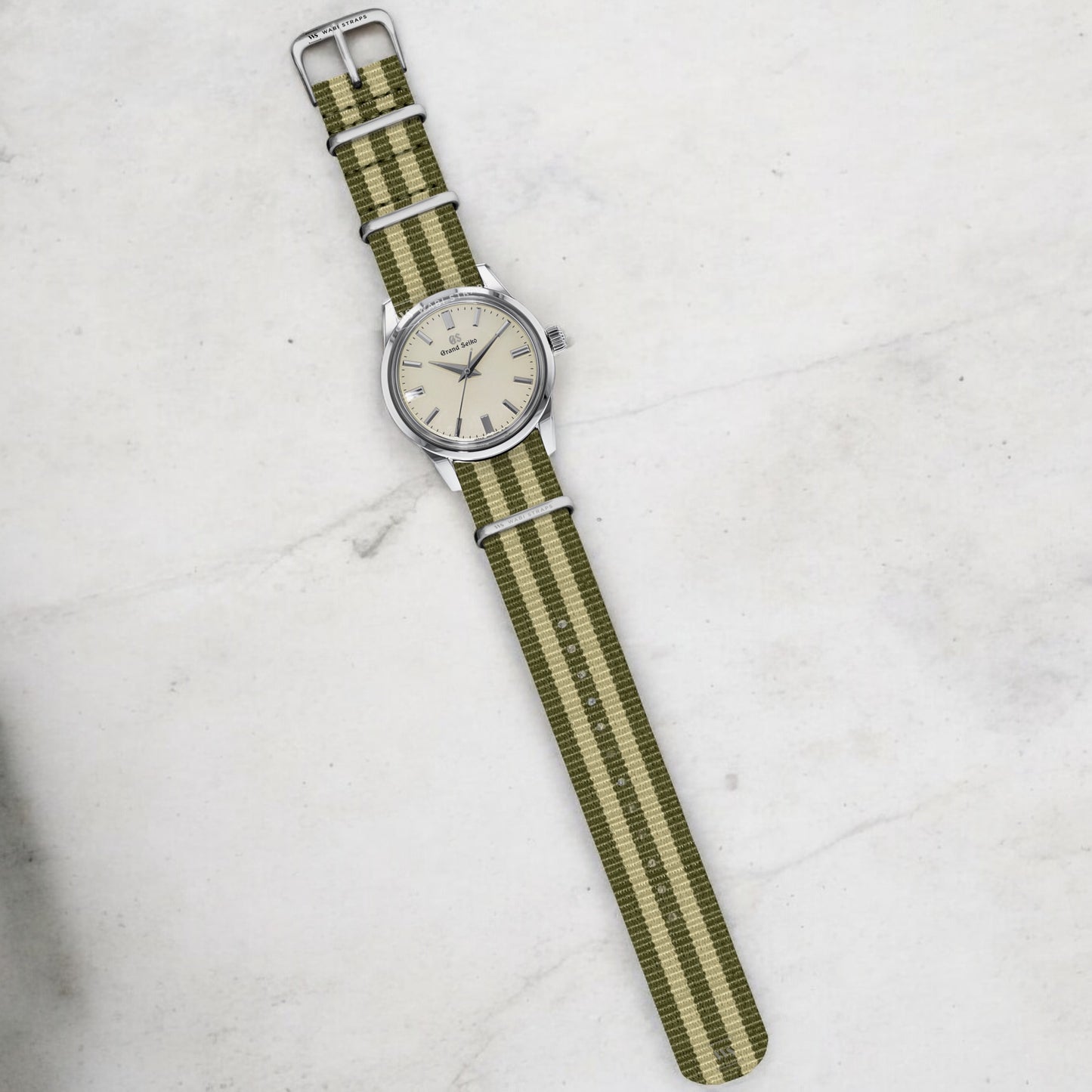 Green & Olive Ballistic British Military Watch Strap