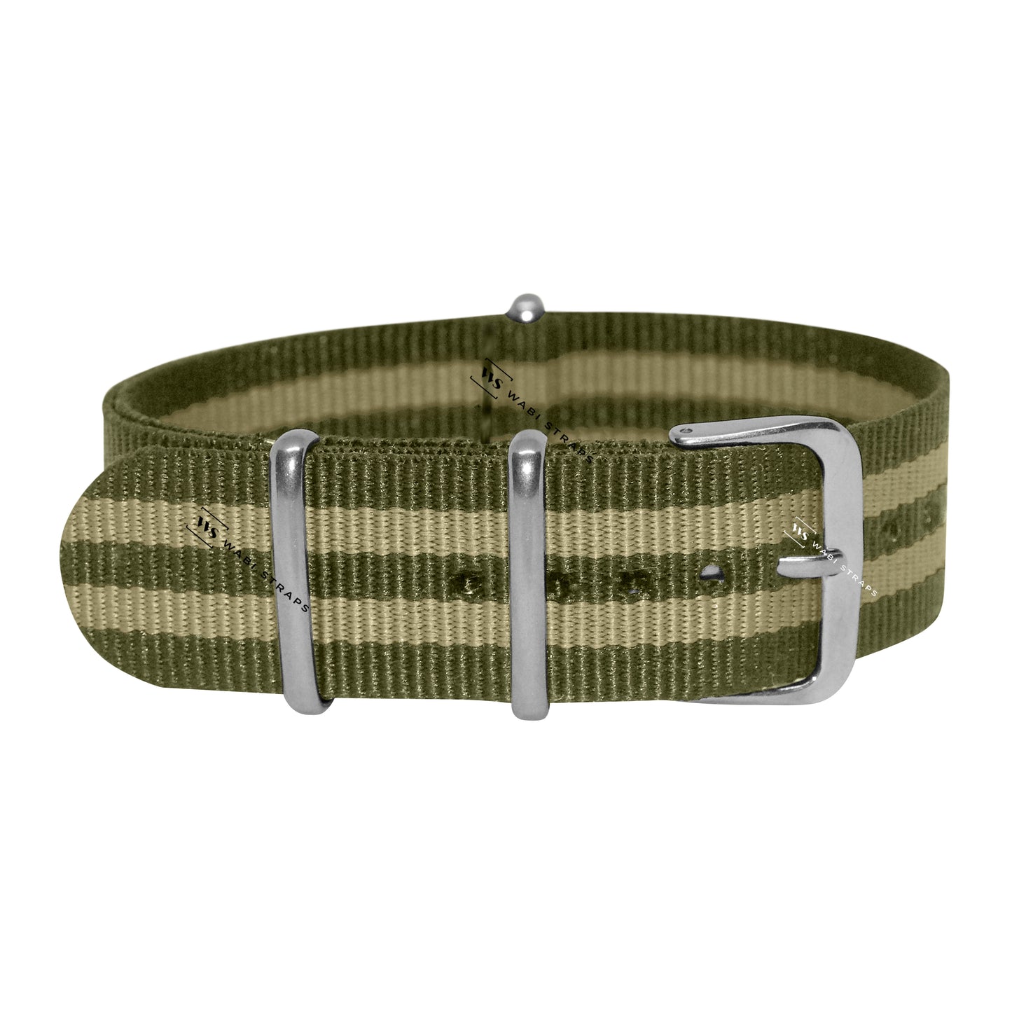 Green & Olive Ballistic British Military Watch Strap