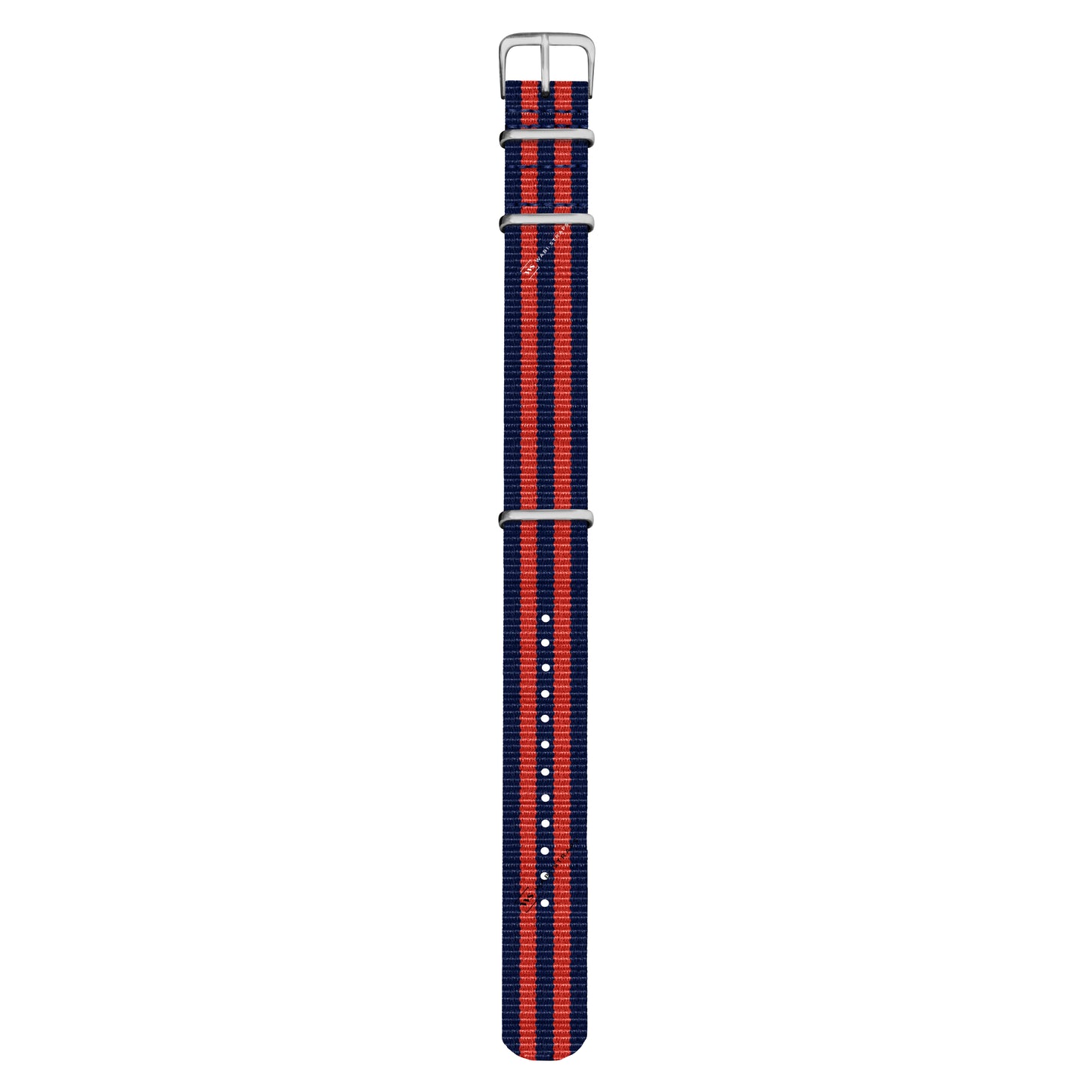 Dark Blue & Red Ballistic British Military Watch Strap