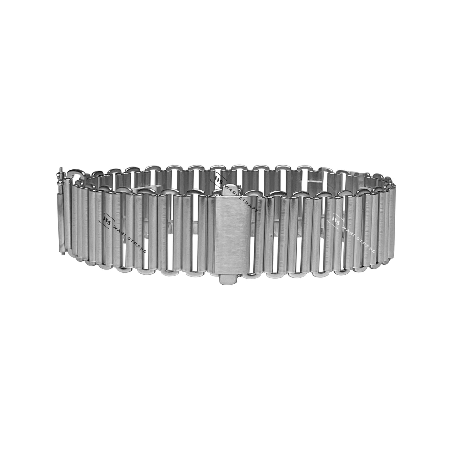 Silver Ladder Bonklip Style Metal Bracelet