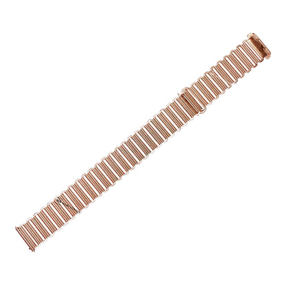 Rose Gold Ladder Bonklip Style Metal Bracelet