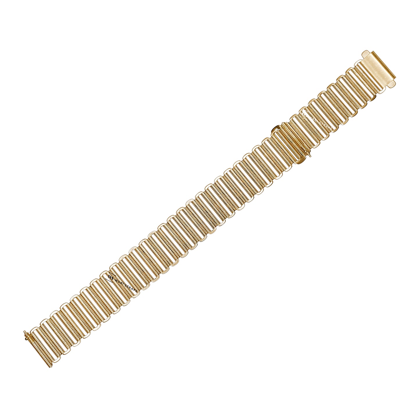 Gold Ladder Bonklip Style Metal Bracelet