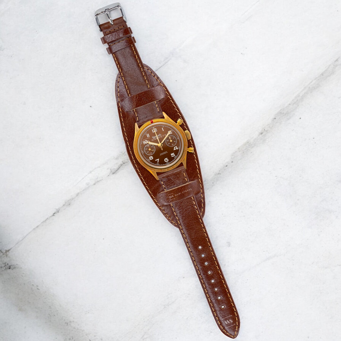 Vintage Bund Oiled Leather Strap