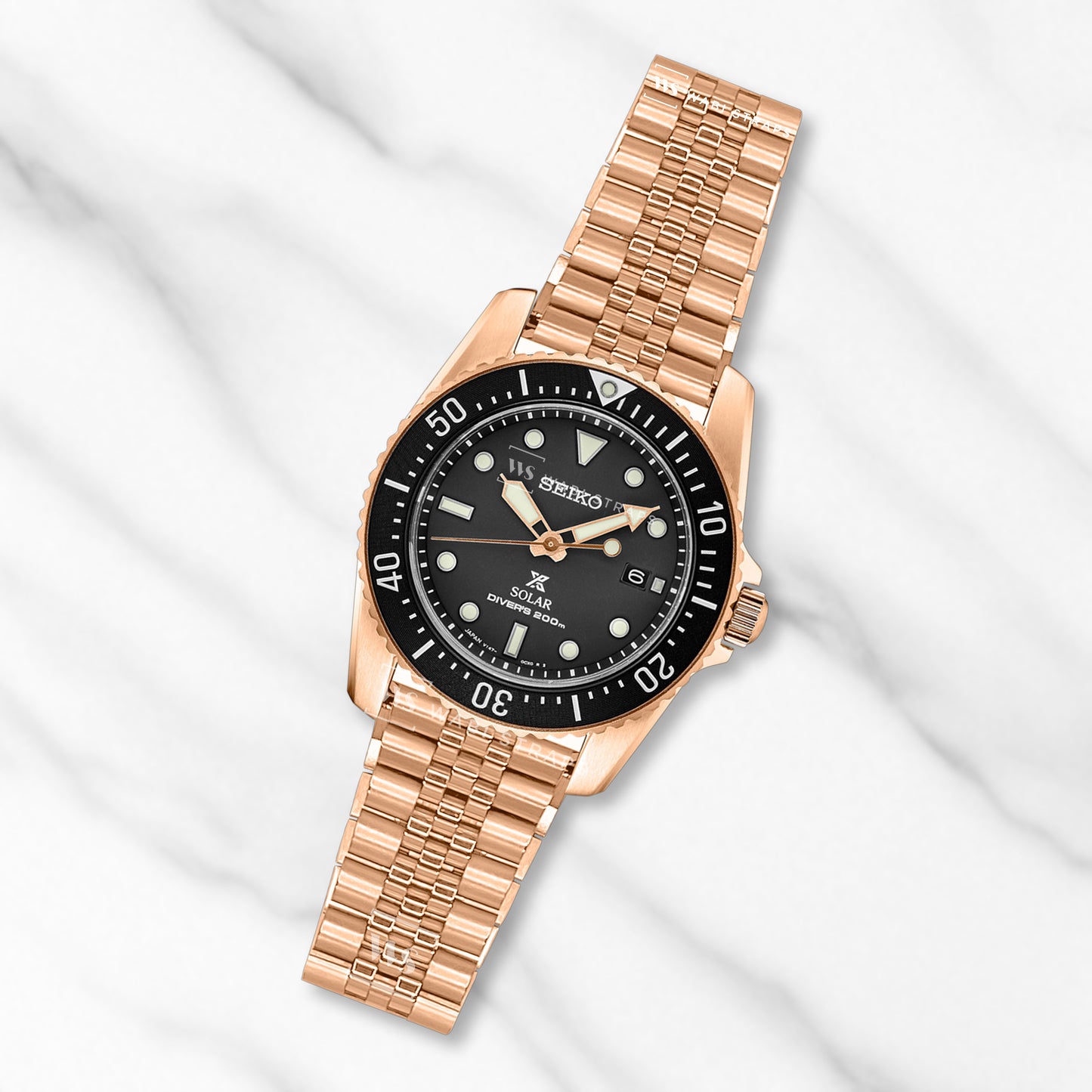 Rose Gold Classic Jubilee Metal Bracelet