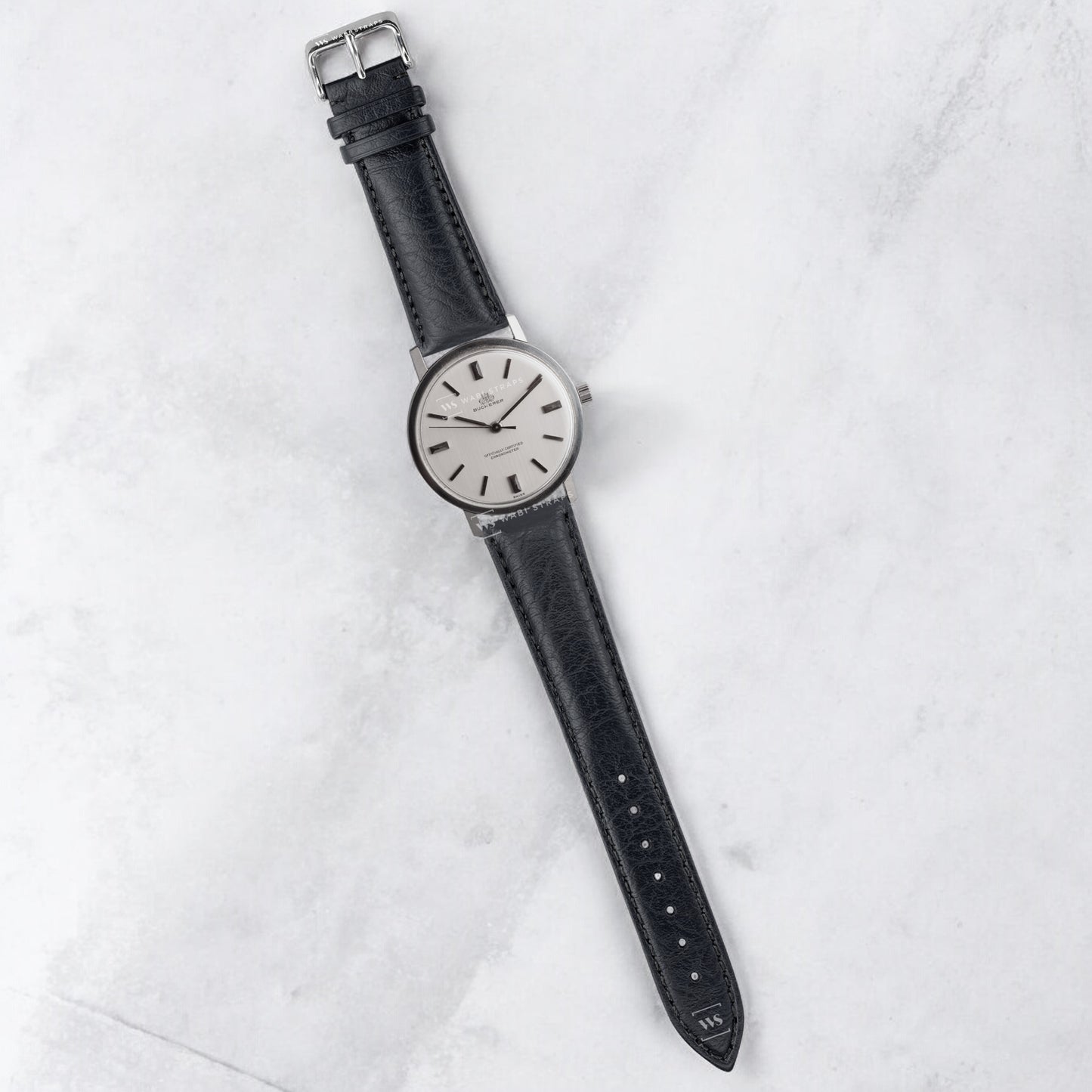 Black Classic Leather Strap