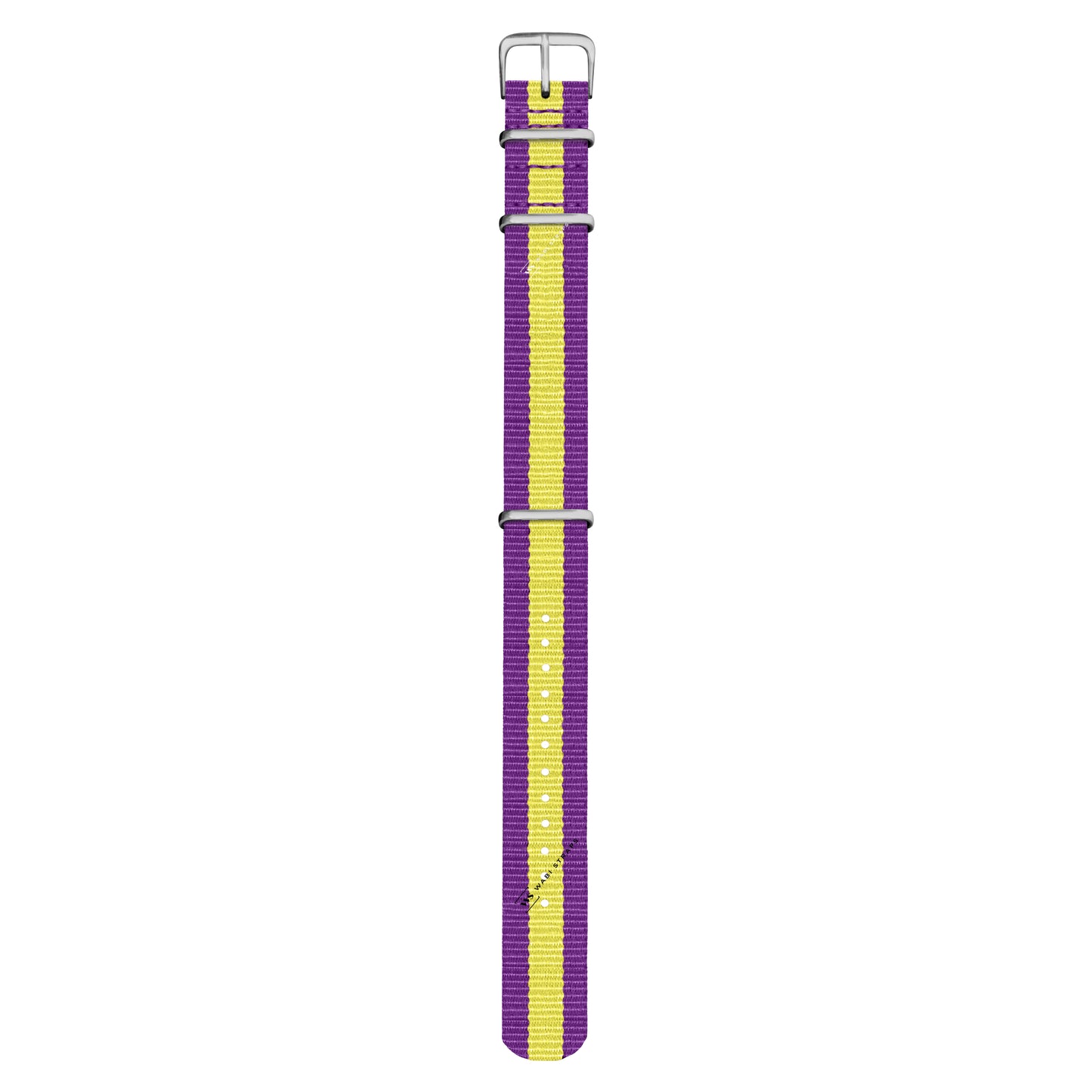 Purple & Yellow Classic British Military Watch Strap