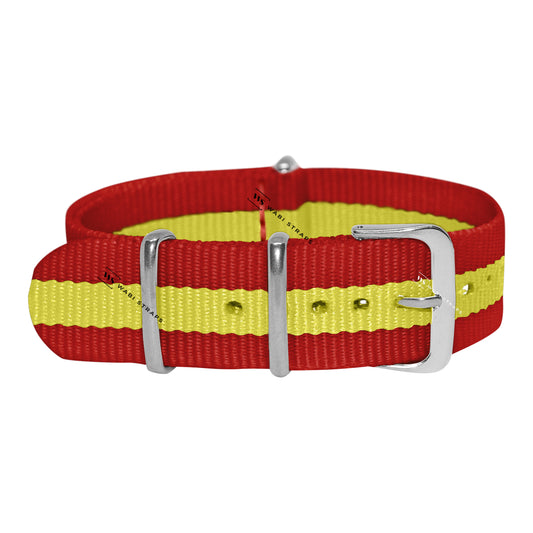 Spain Flag Classic British Military Watch Strap