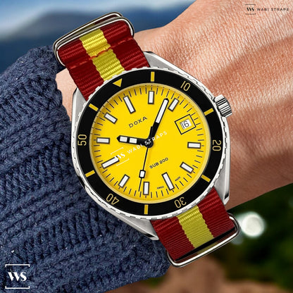 Spain Flag Classic British Military Watch Strap