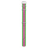 Lime Green & Pink Classic British Military Watch Strap