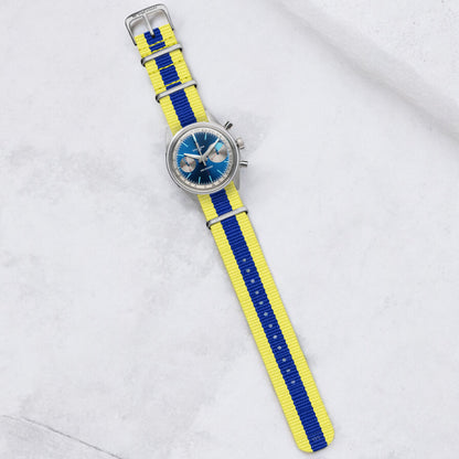 Yellow & Blue Classic British Military Watch Strap