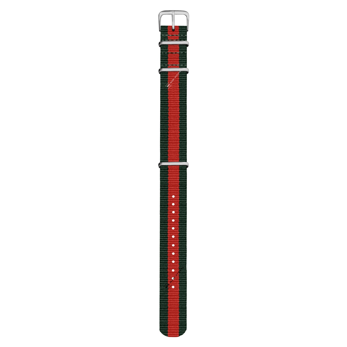 Green & Red Classic British Military Watch Strap