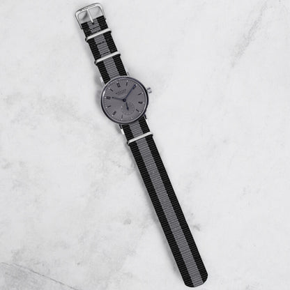 Black & Grey Classic British Military Watch Strap