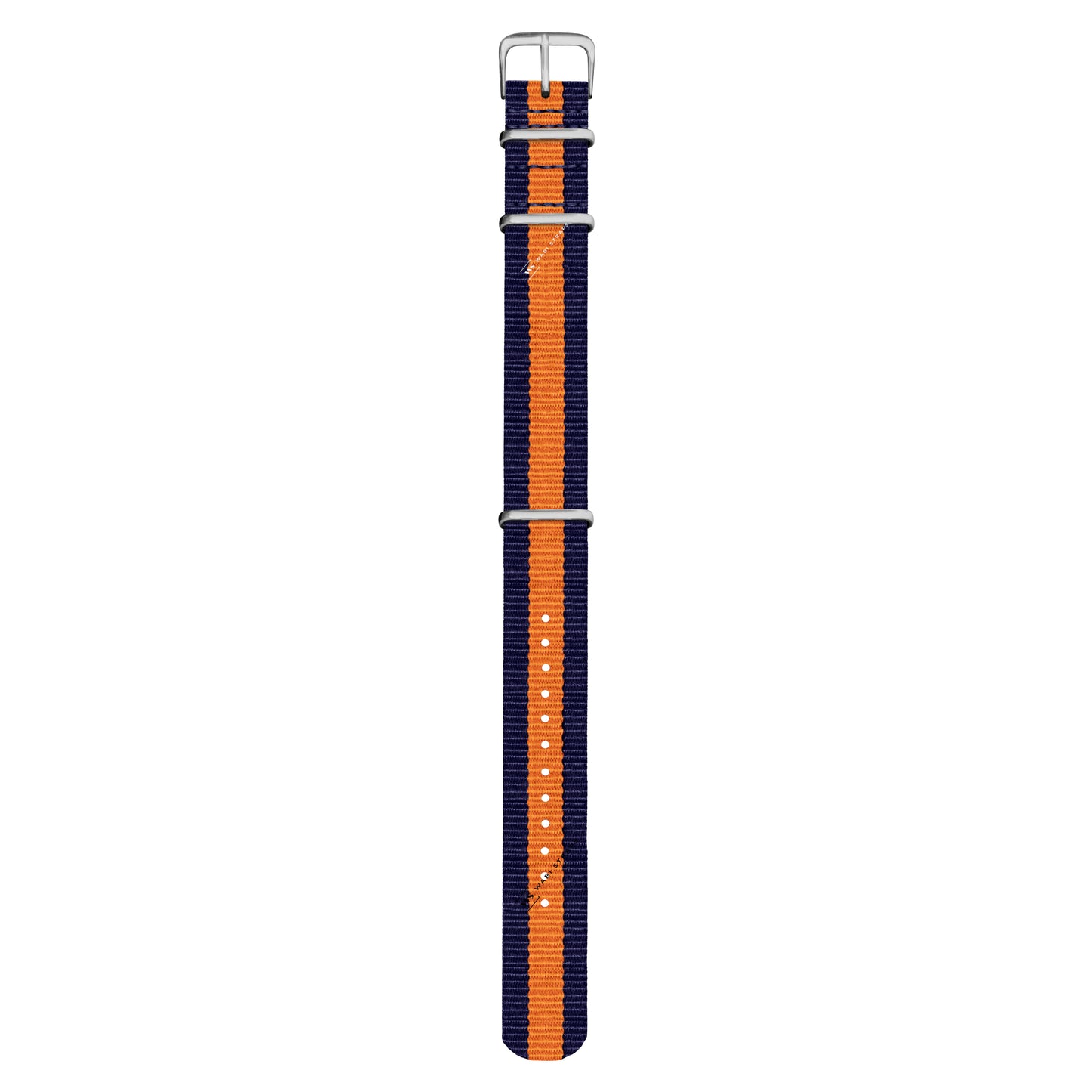 Blue & Orange Classic British Military Watch Strap