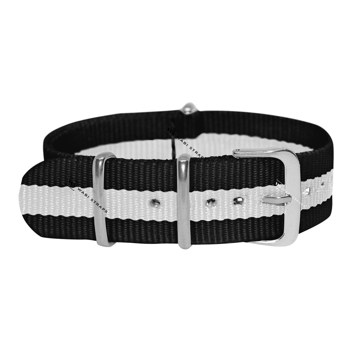 Black & White Classic British Military Watch Strap