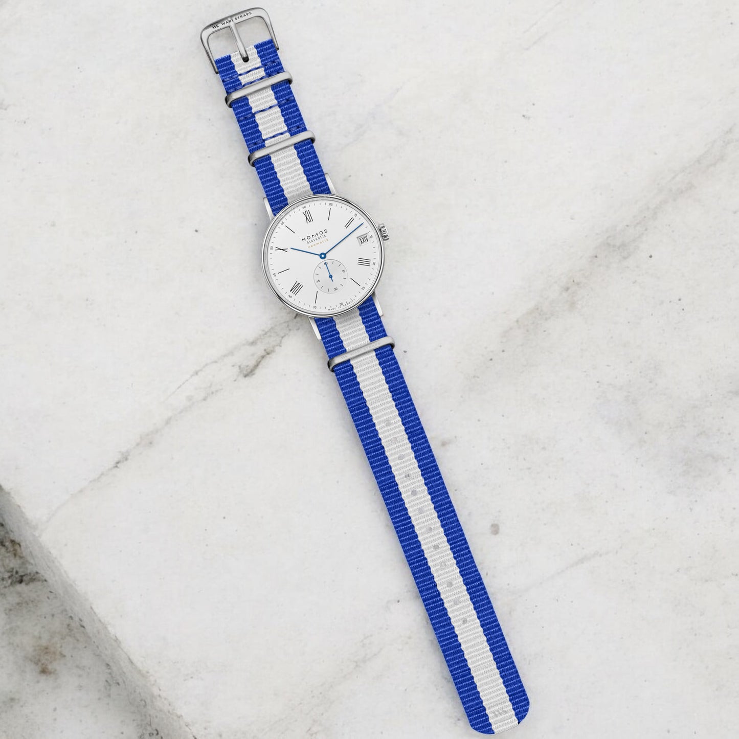 Greece Flag Classic British Military Watch Strap