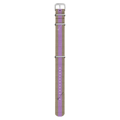 Brown & Purple Classic British Military Watch Strap