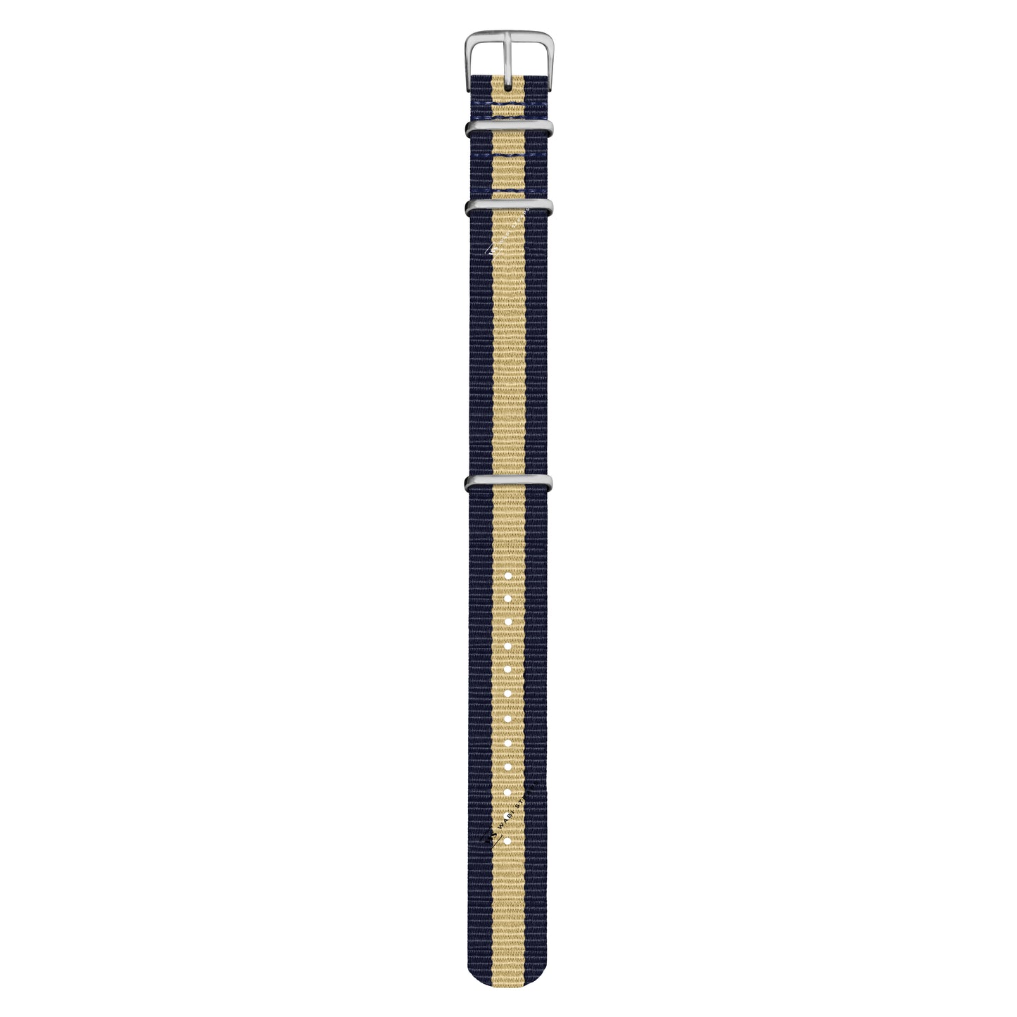 Navy Blue & Beige Classic British Military Watch Strap