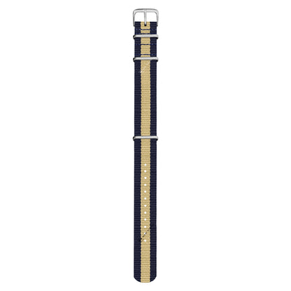 Navy Blue & Beige Classic British Military Watch Strap