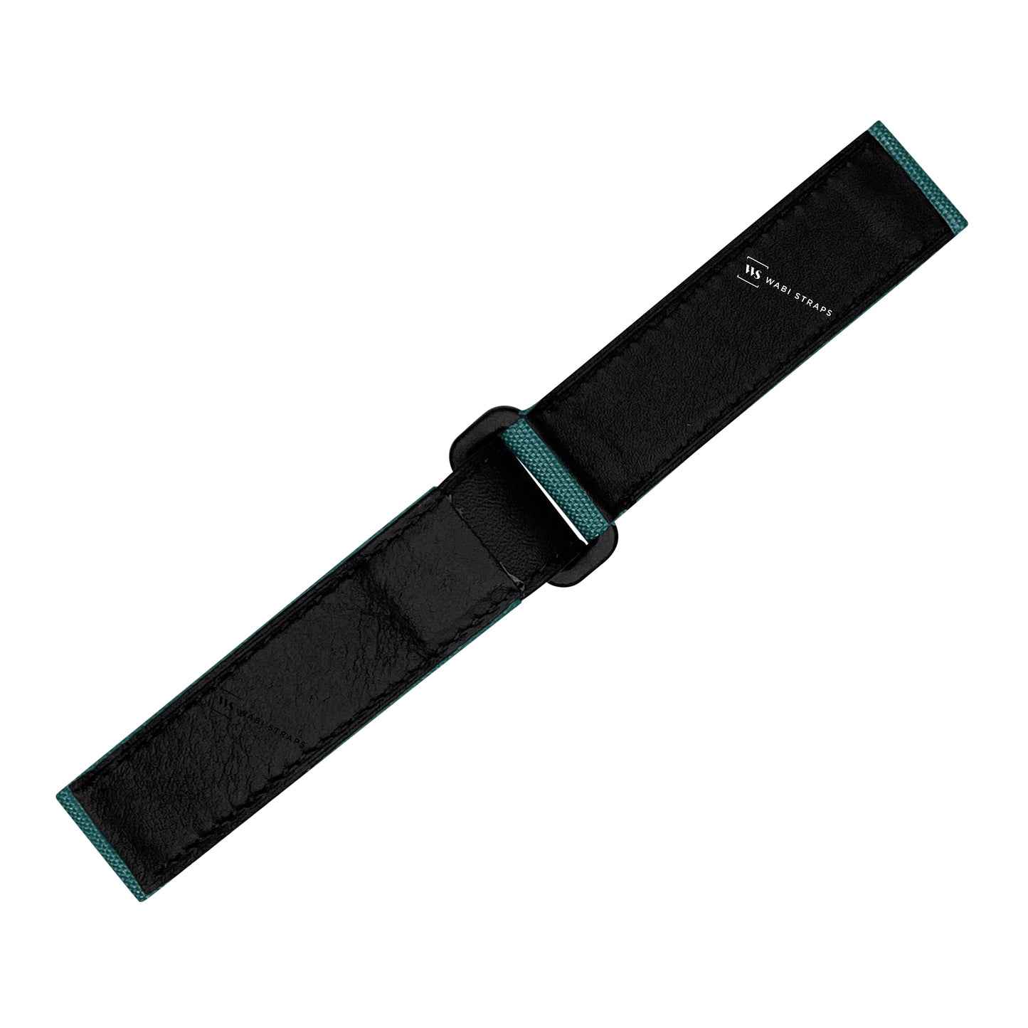 Green Canvas Leather Velcro Strap