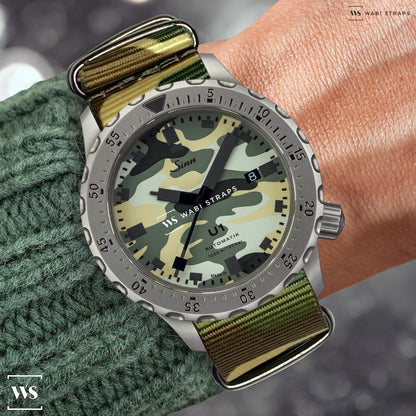 Forest Camouflage British MoD Watch Strap