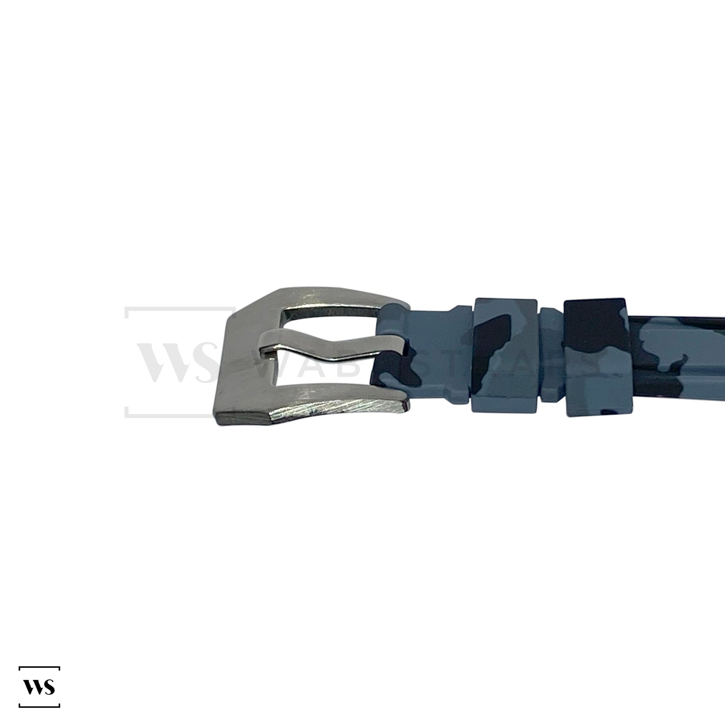 Grey Military Camo Vulcanised Strap