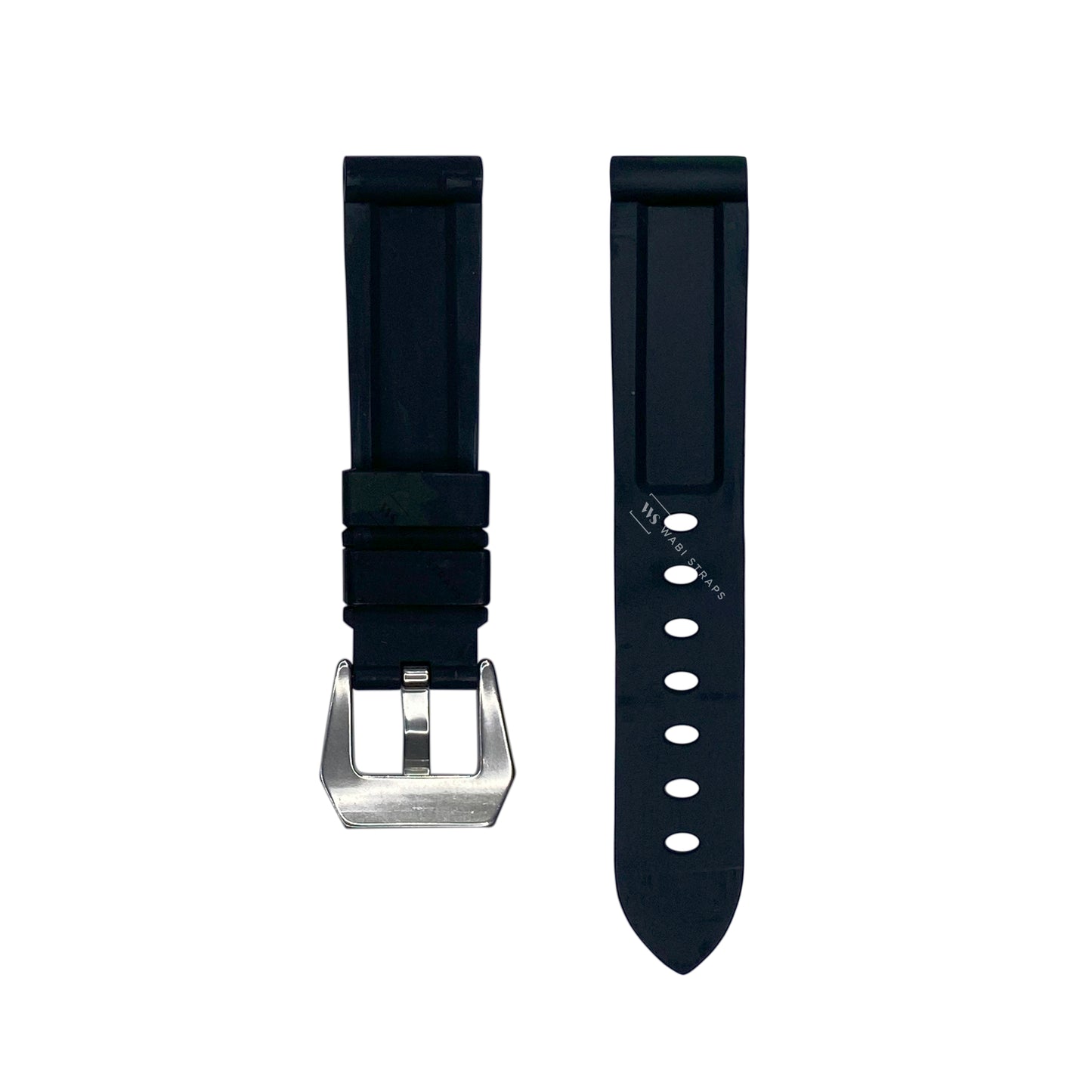 Black Military Camo Vulcanised Strap