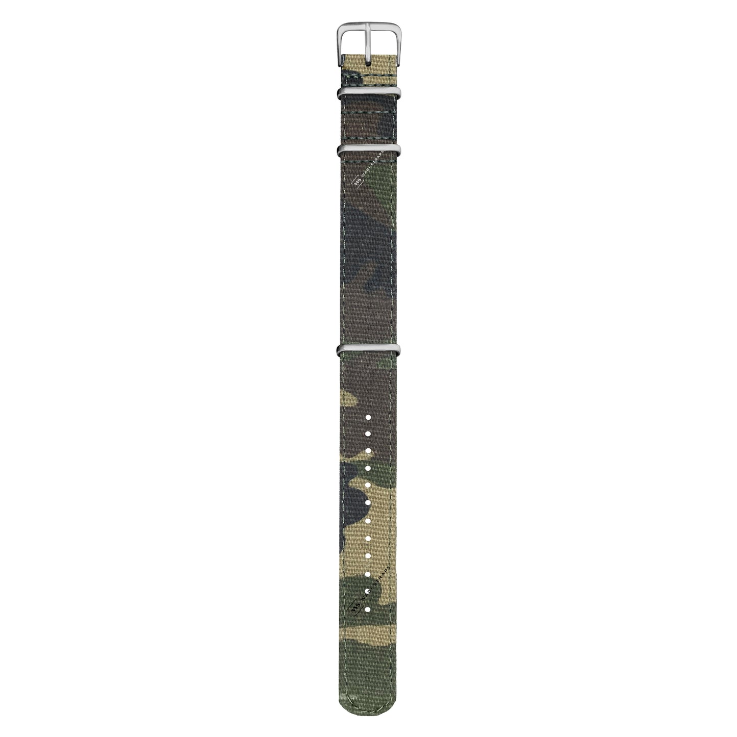 Woodland Tactical British Military Canvas Watch Strap