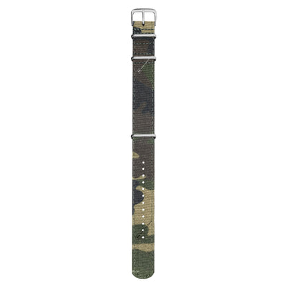 Woodland Tactical British Military Canvas Watch Strap