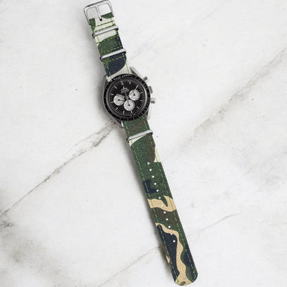 Multicam Tactical British Military Canvas Watch Strap