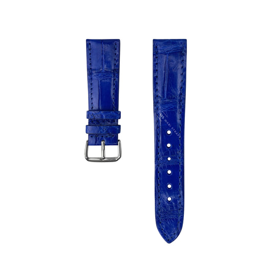 Blue Crocodile Artisan Leather Strap